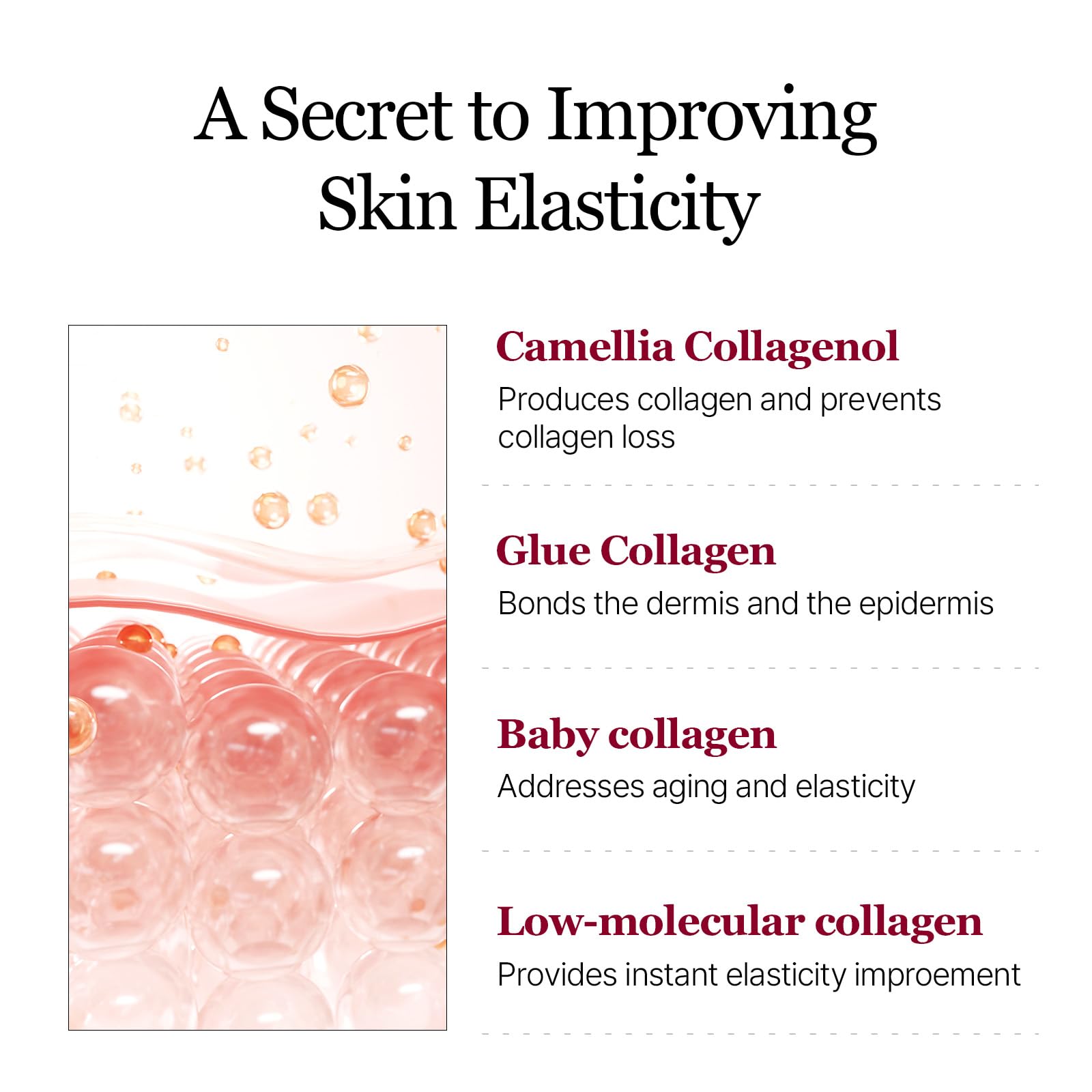 ROUND LAB camellia deep collagen V lifting mask benefits include firmer look and depuffing.