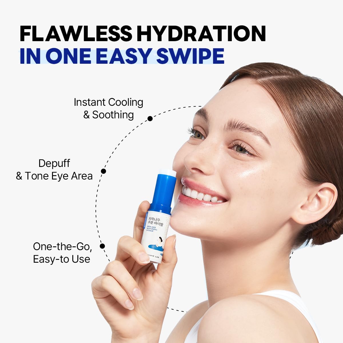 Round Lab Icy Eye Stick glides under the eye for instant cooling