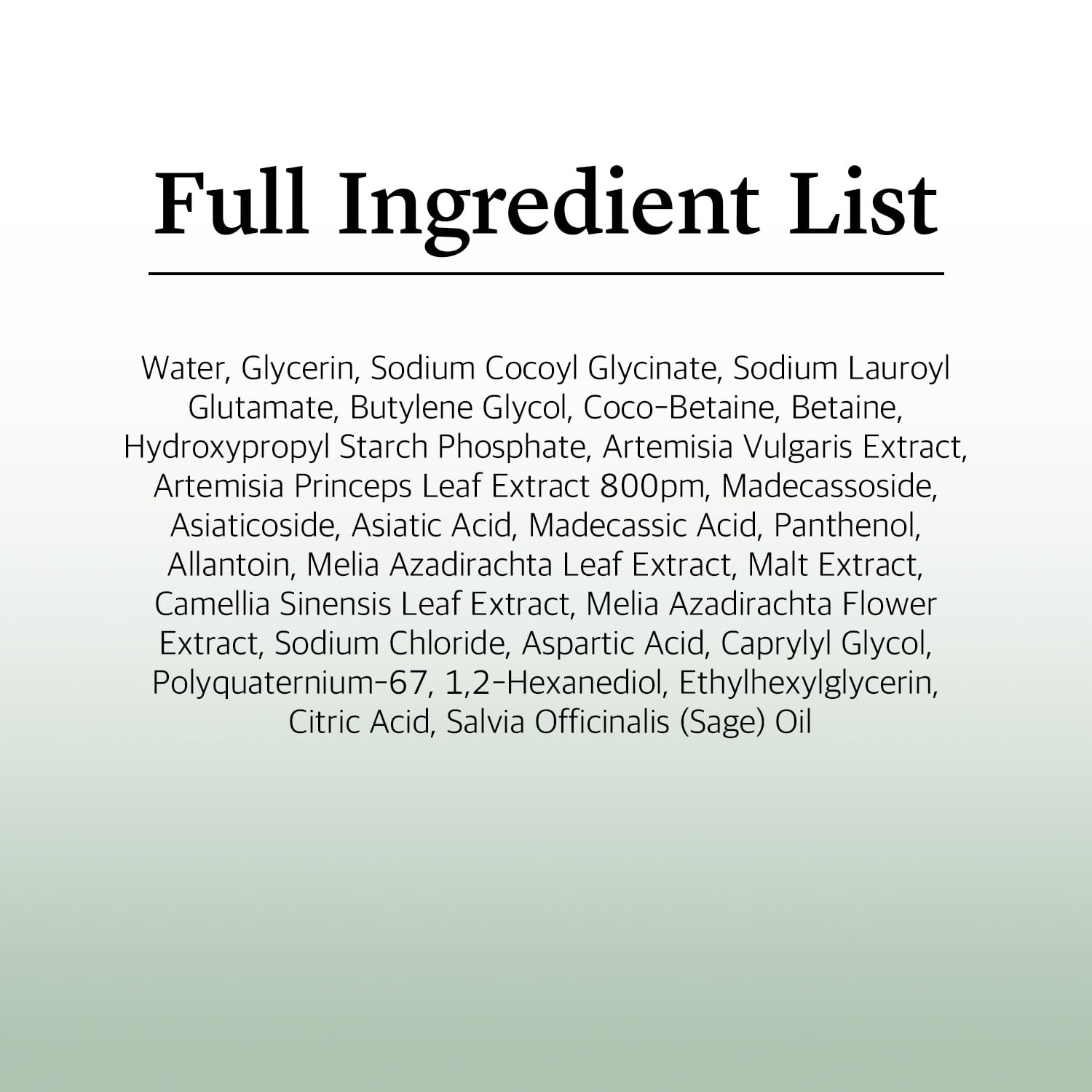 ROUND LAB Mugwort Calming Cleanser routine shot suggests morning ritual for calm skin.