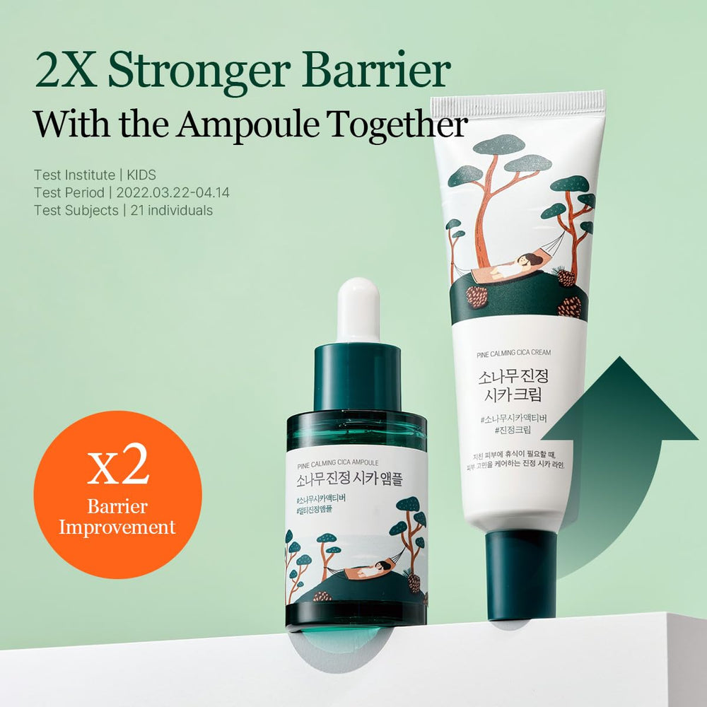 ROUND LAB Pine Calming Cica Cream low pH for sensitive skin
