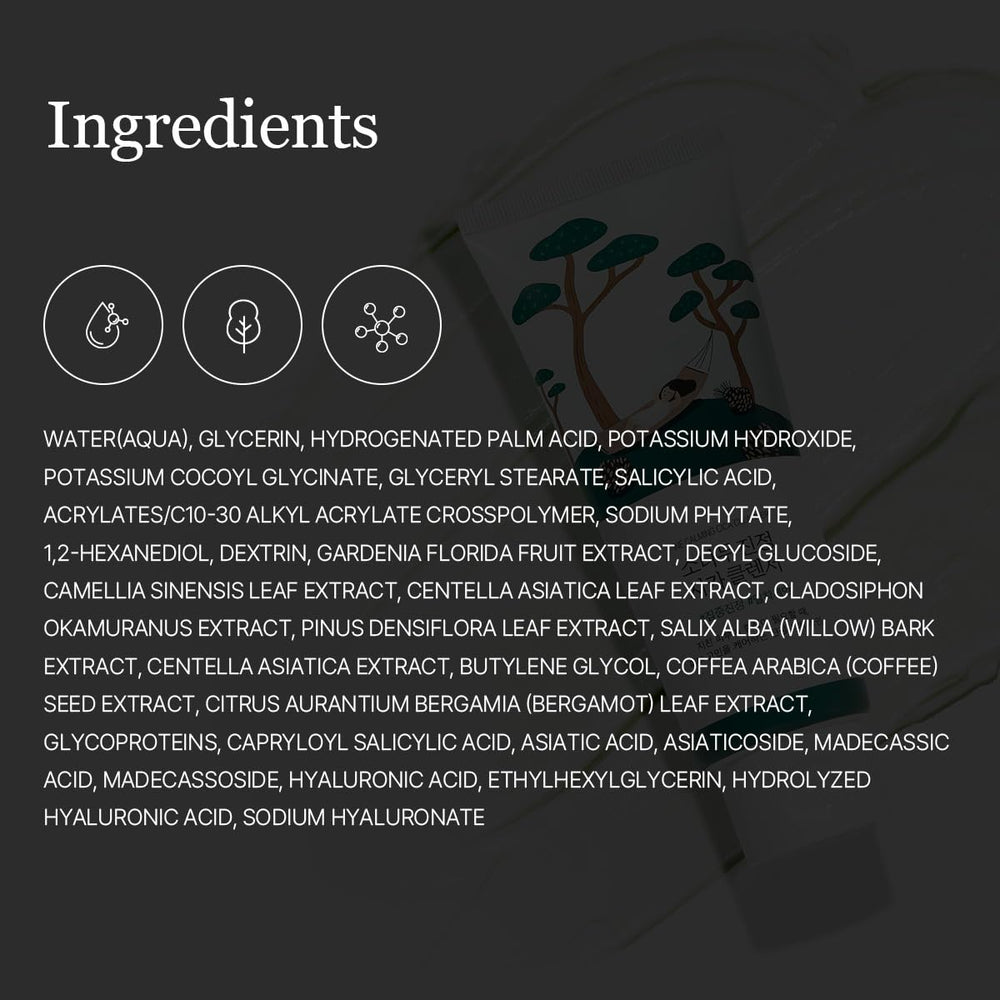 ROUND LAB Pine Calming Cica Cleanser gentle formula for sensitive skin
