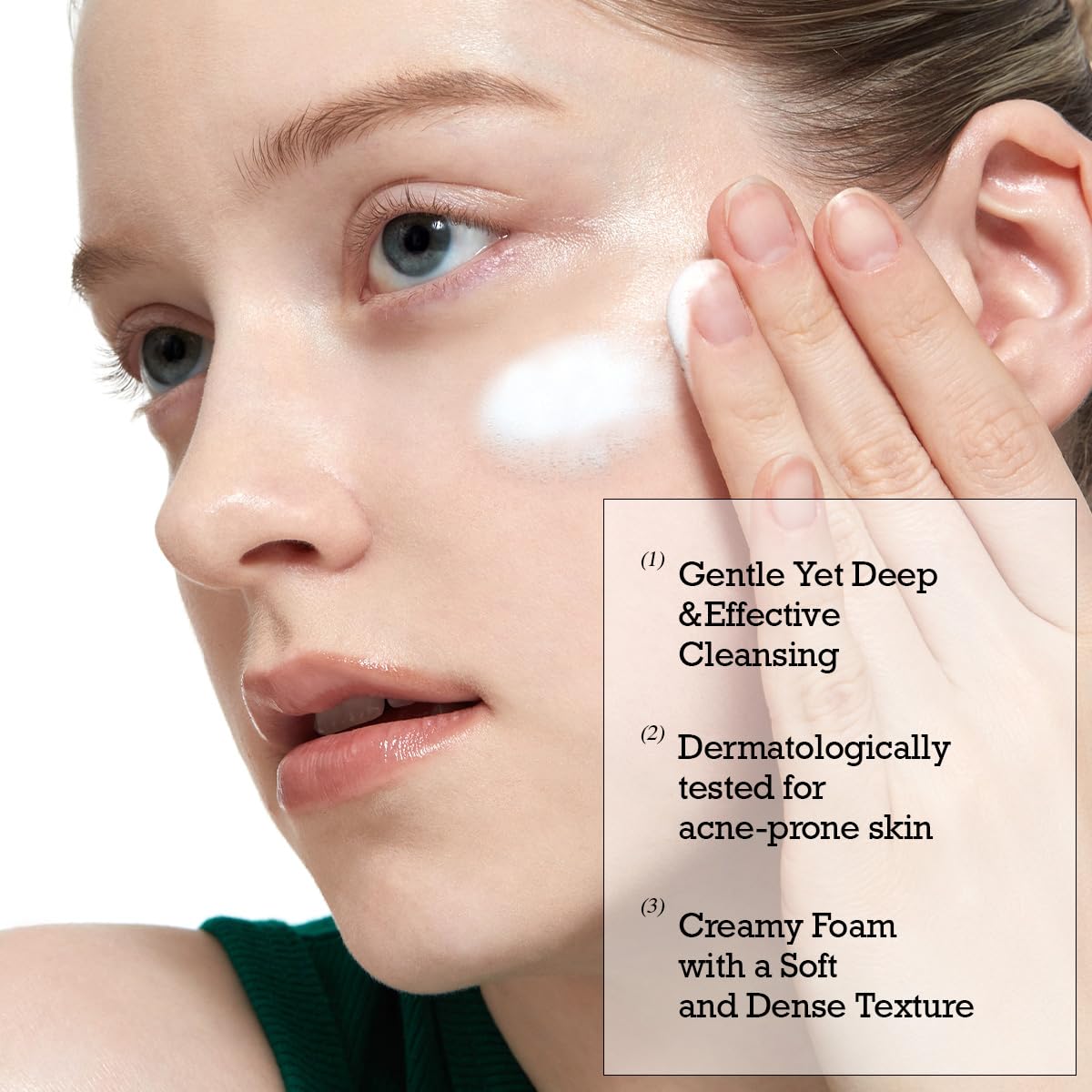ROUND LAB Pine Calming Cica Cleanser soothing irritation with Pine Cica Activer
