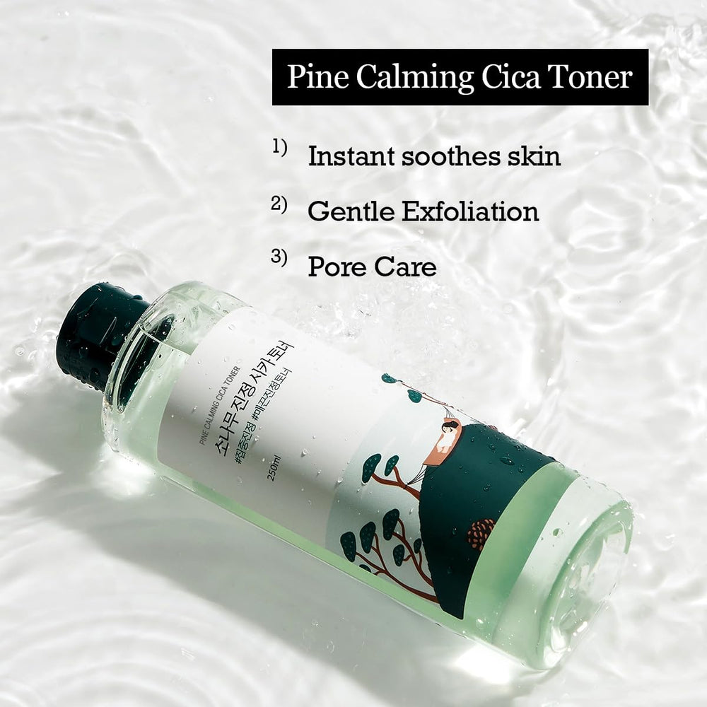 ROUND LAB Pine Calming CICA Toner ingredient highlight Pine Cica Activ for calm skin.