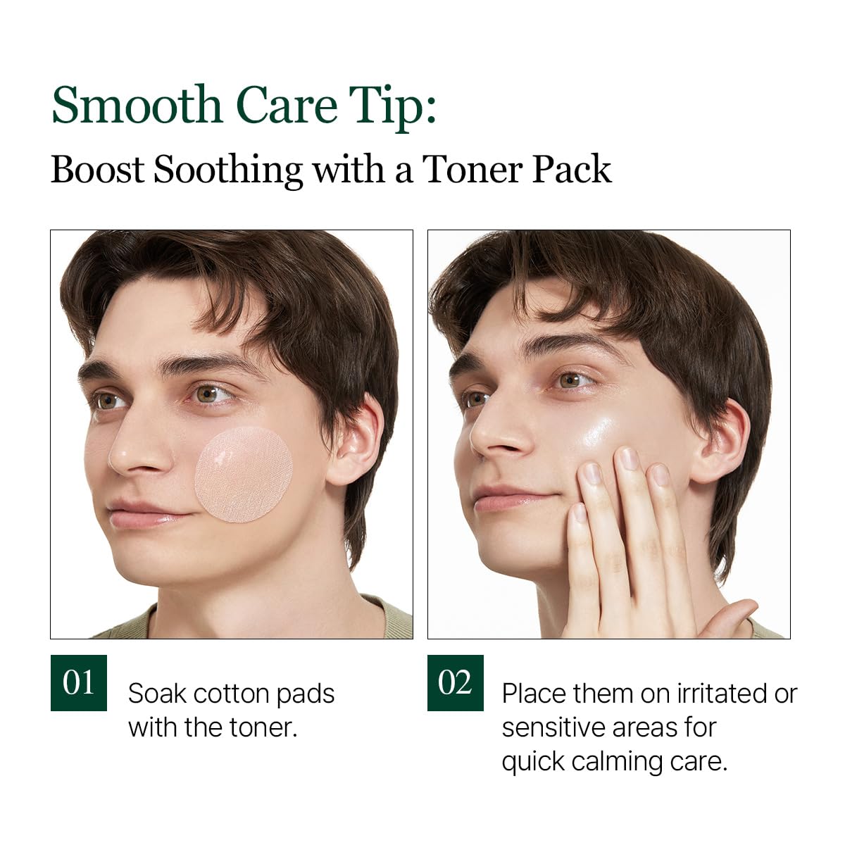ROUND LAB Pine Calming CICA Toner in a minimal skincare routine setup.
