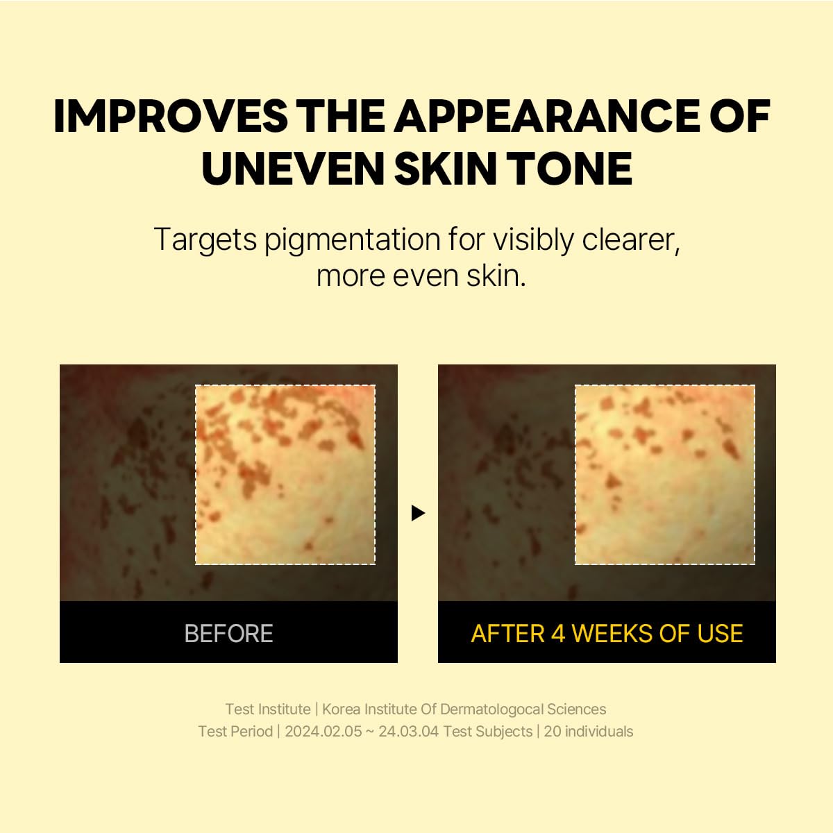 ROUND LAB Vita Niacinamide Serum textura ligera que no deja grasa.