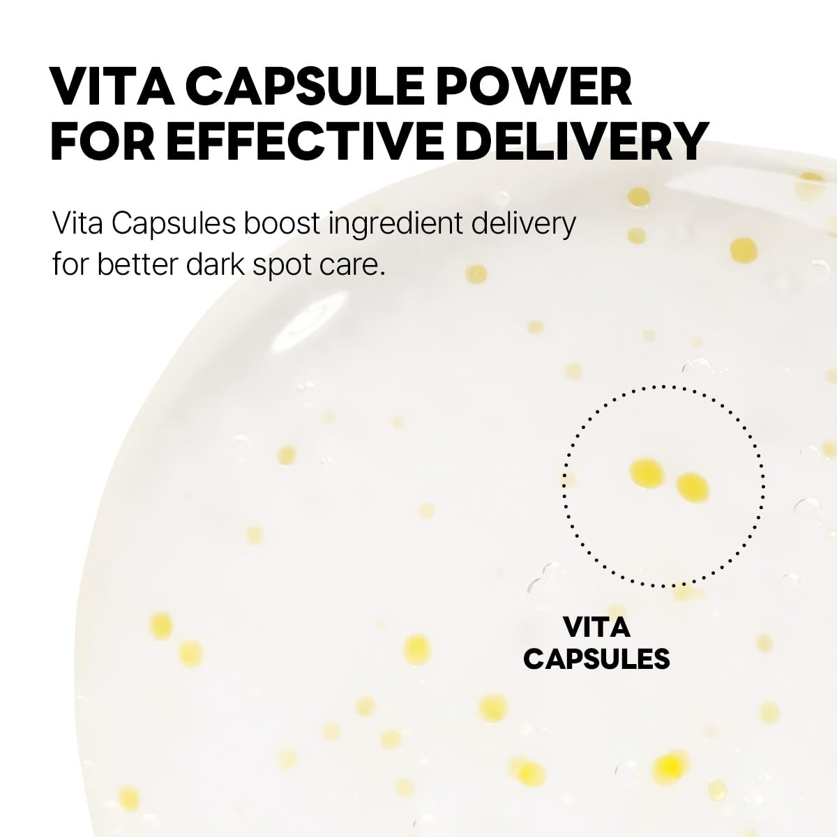 ROUND LAB Vita Niacinamide Dark Spot Serum vitamin-tree-fruit-extract visual highlights antioxidant-rich blend for protective skin support.