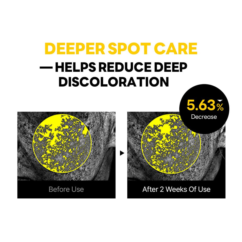 ROUND LAB Dark Spot and Tone Improvement graphic communicates clearer, more even complexion possibilities