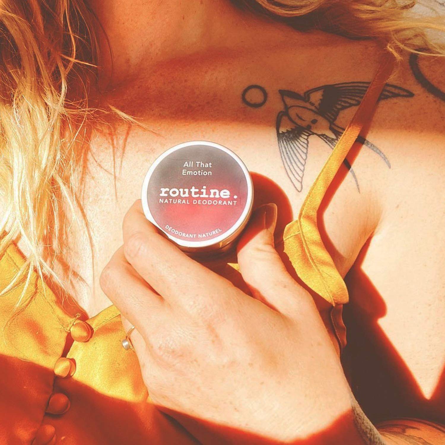 Routine The Curator deodorant refillable glass jar supports sustainable beauty routines