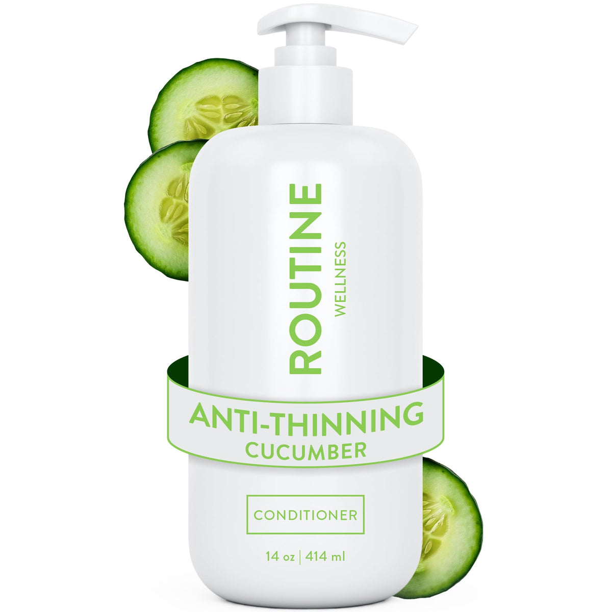Routine Wellness Anti-Thinning Deep Conditioner bottle; rich hydration for thinning hair and smoother strands.