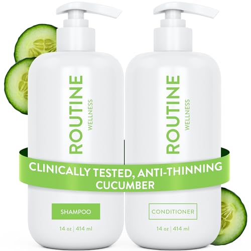 Routine Wellness Anti-Thinning Shampoo for visibly healthier hair.