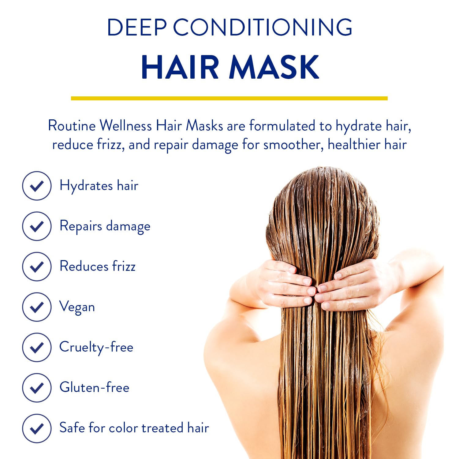Routine Wellness application image showing creamy texture for even distribution.