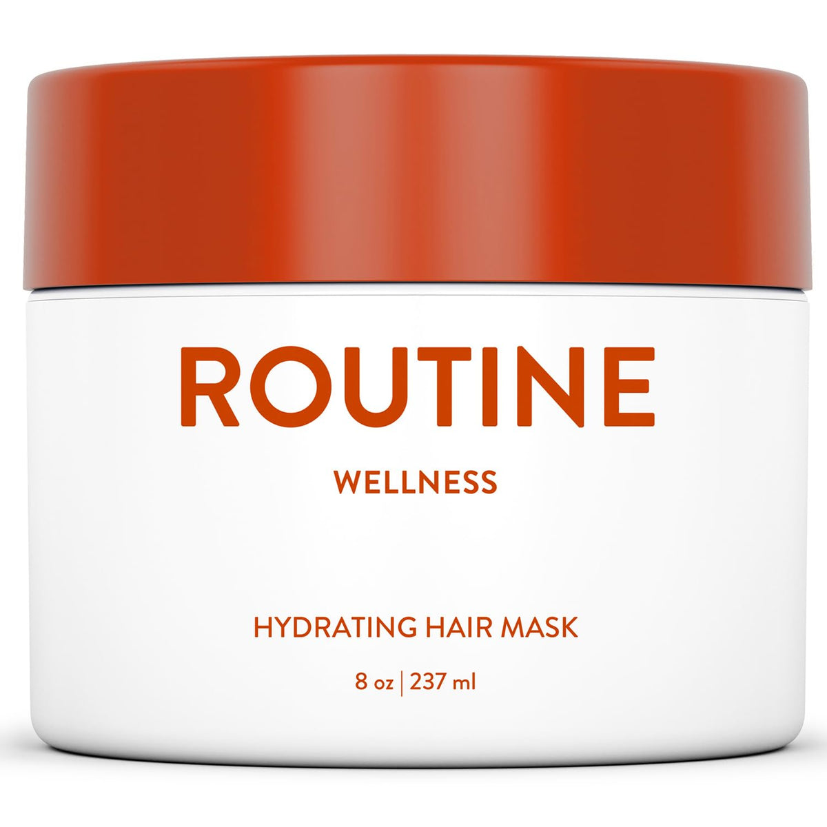 Routine Wellness deep-conditioning hair mask jar closeup for rich hydration.
