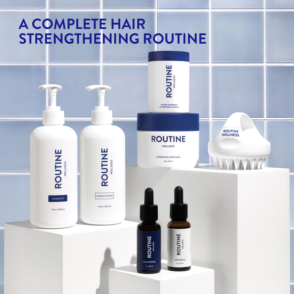 Routine Wellness unscented set packaging emphasizing fragrance-free care.