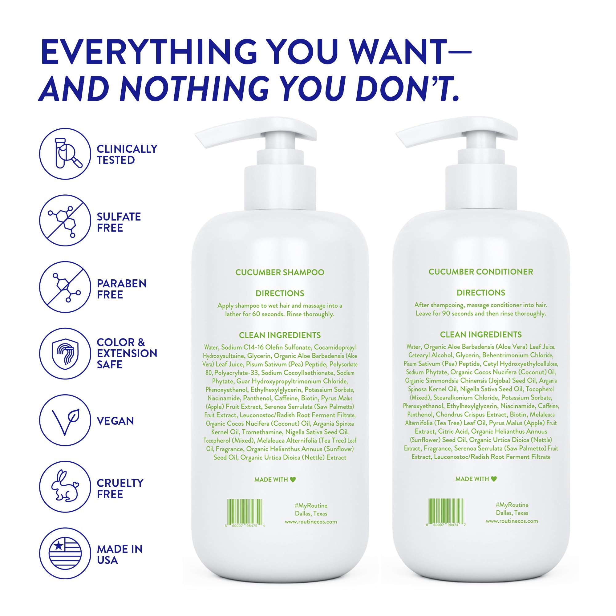 Routine Wellness Volume Boost helps achieve fuller hair.