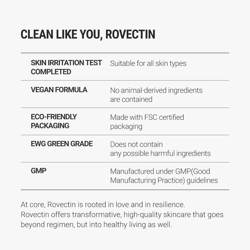 ROVECTIN Aqua Hyaluronic Essence application tips showing layering with moisturizer.