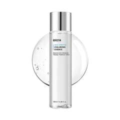 ROVECTIN Aqua Hyaluronic Essence bottle close-up highlighting hydration potential
