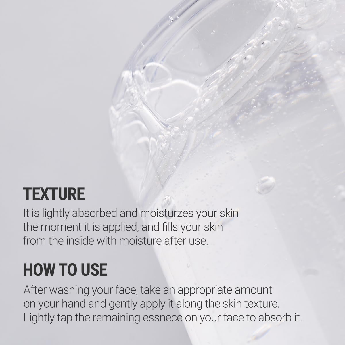 ROVECTIN Aqua Hyaluronic Essence flat lay setup suitable for daily routines.