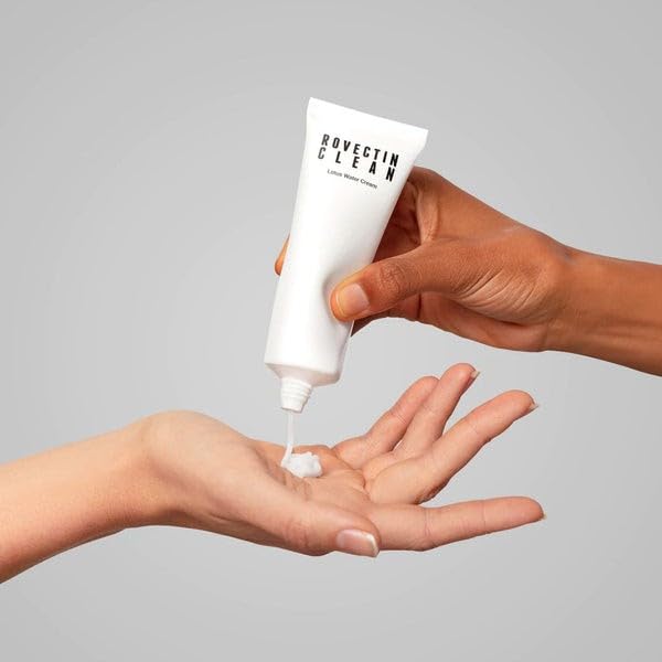 ROVECTIN Clean Beauty label signals cruelty free and paraben free formulation.