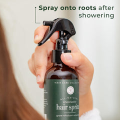 Rowe Casa Organics rosemary detail highlights botanical blend for scalp care