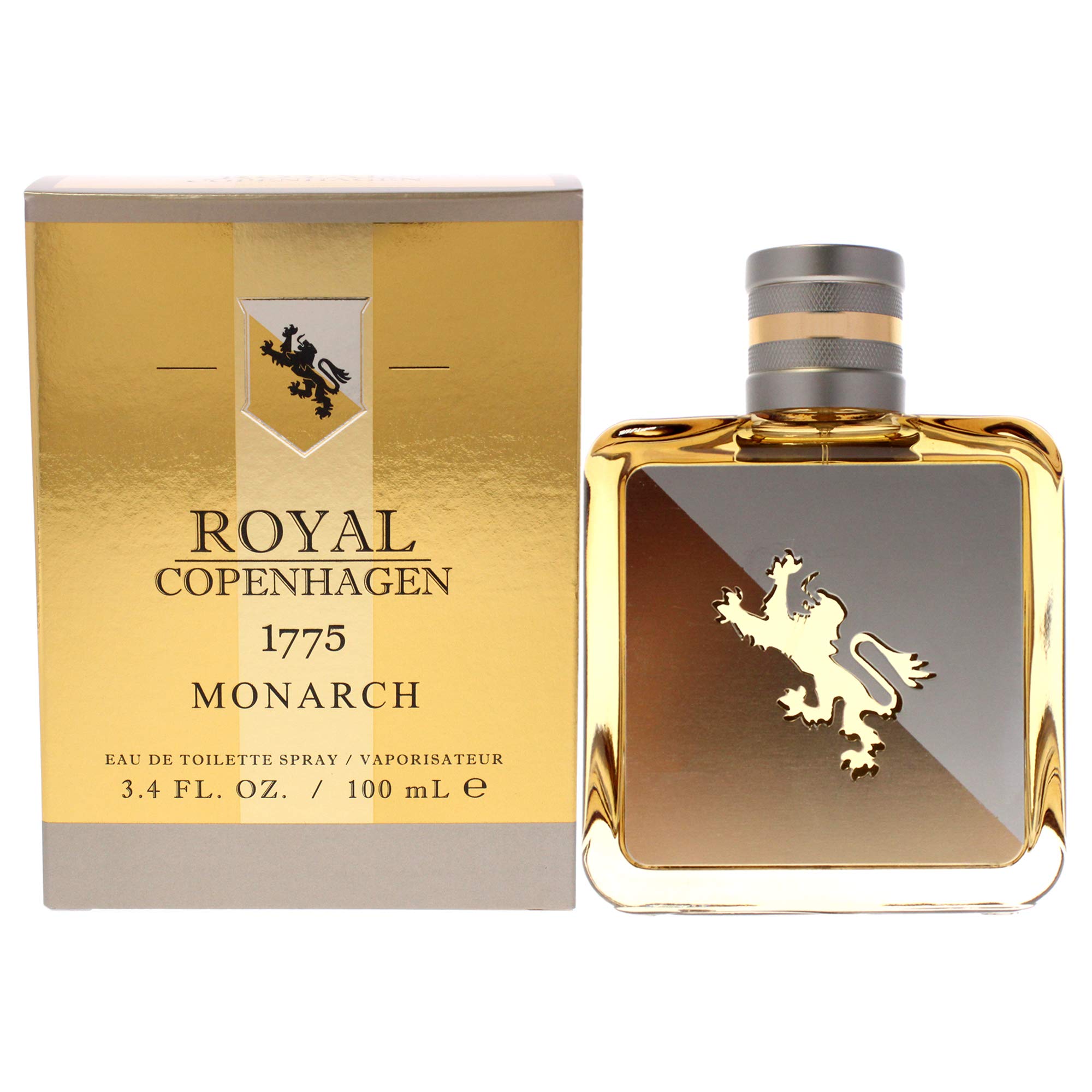Royal Copenhagen 1775 Monarch Men EDT bottle with pour for quick refreshment