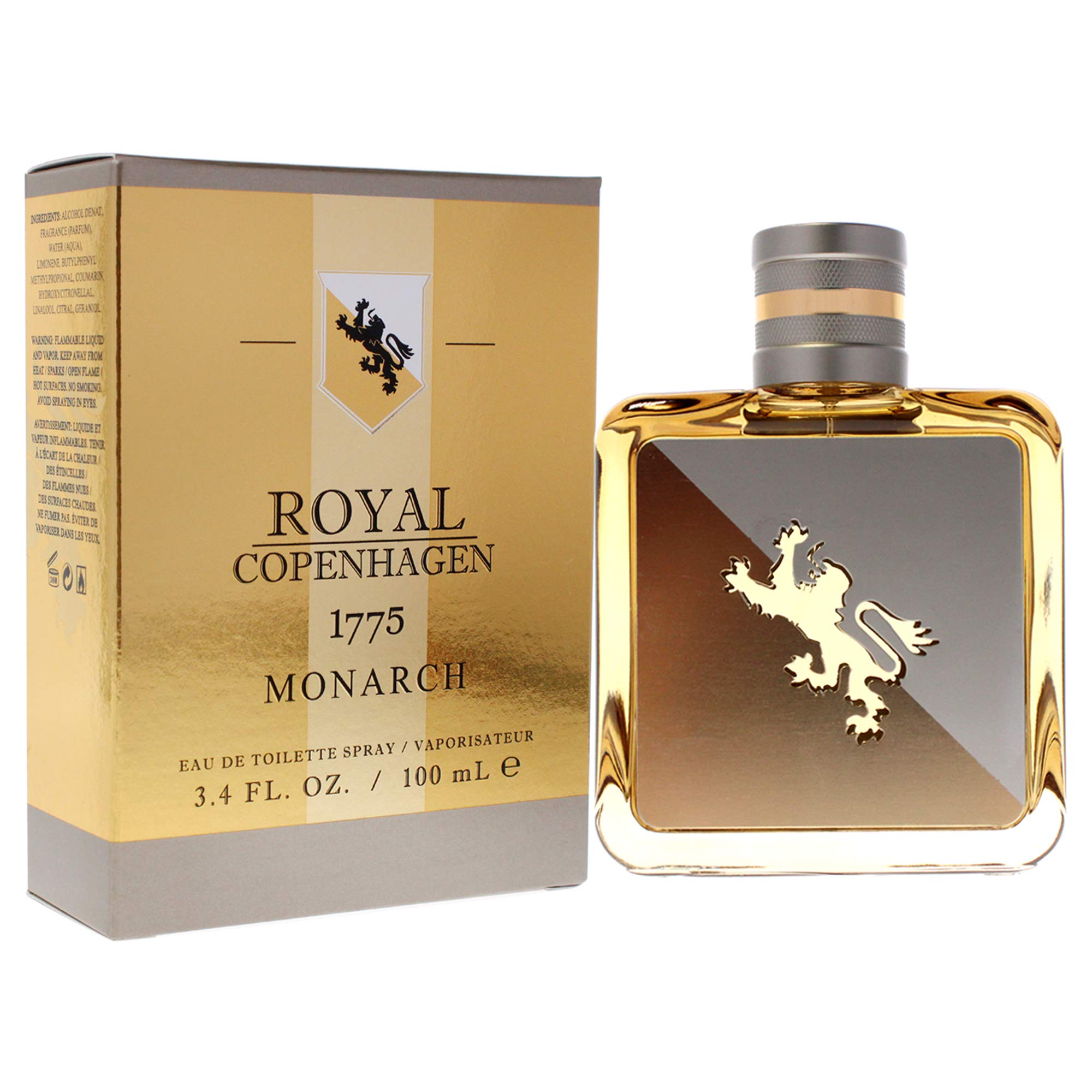 Royal Copenhagen 1775 Monarch Men EDT spray application supports all-day freshness