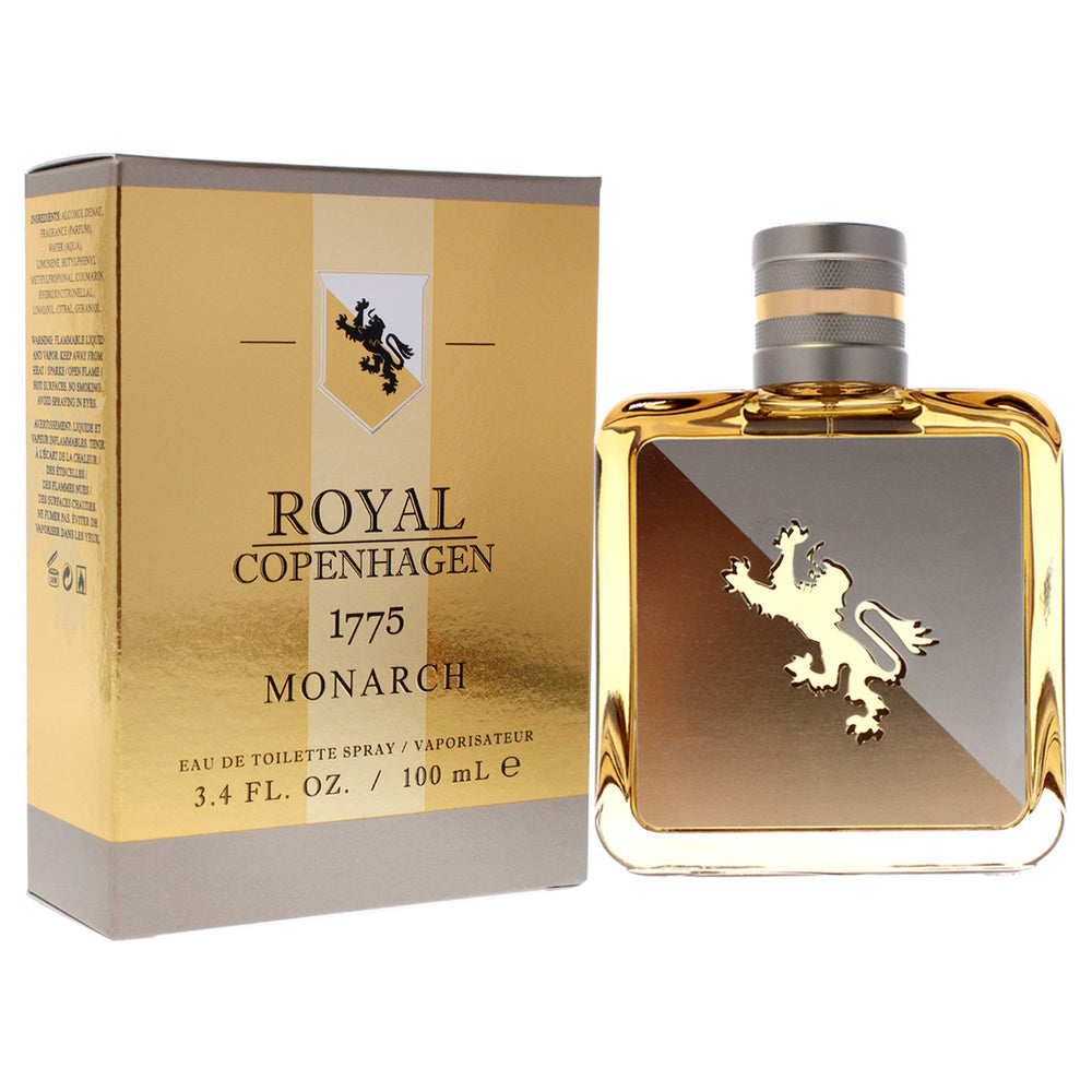 Royal Copenhagen 1775 Monarch Men EDT spray application supports all-day freshness