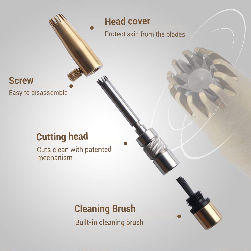 ROYAL Freikugel patented mechanism delivers smooth trimming.