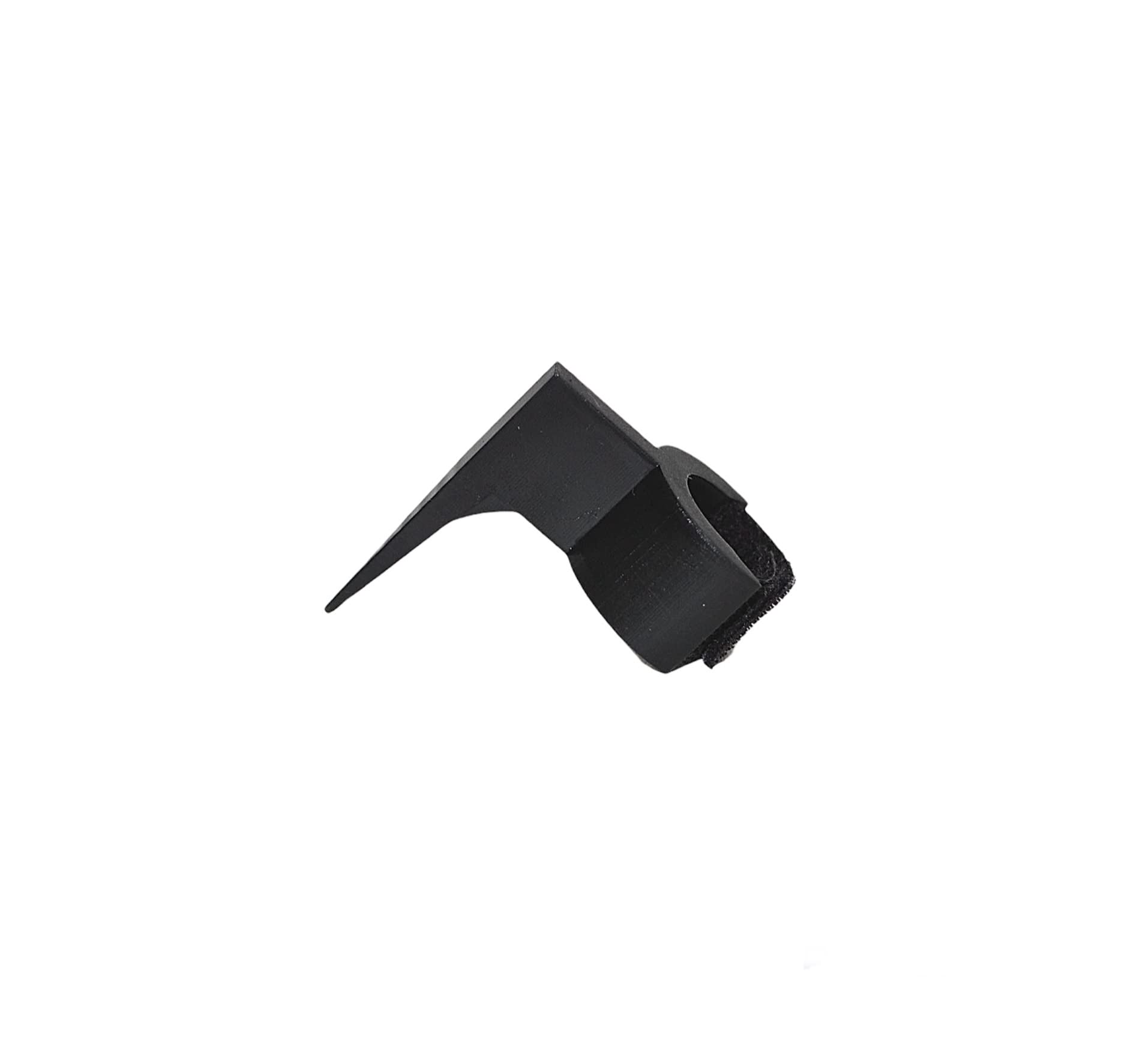 Royalty Headwear Braid Aid on finger for precise parts during braids.
