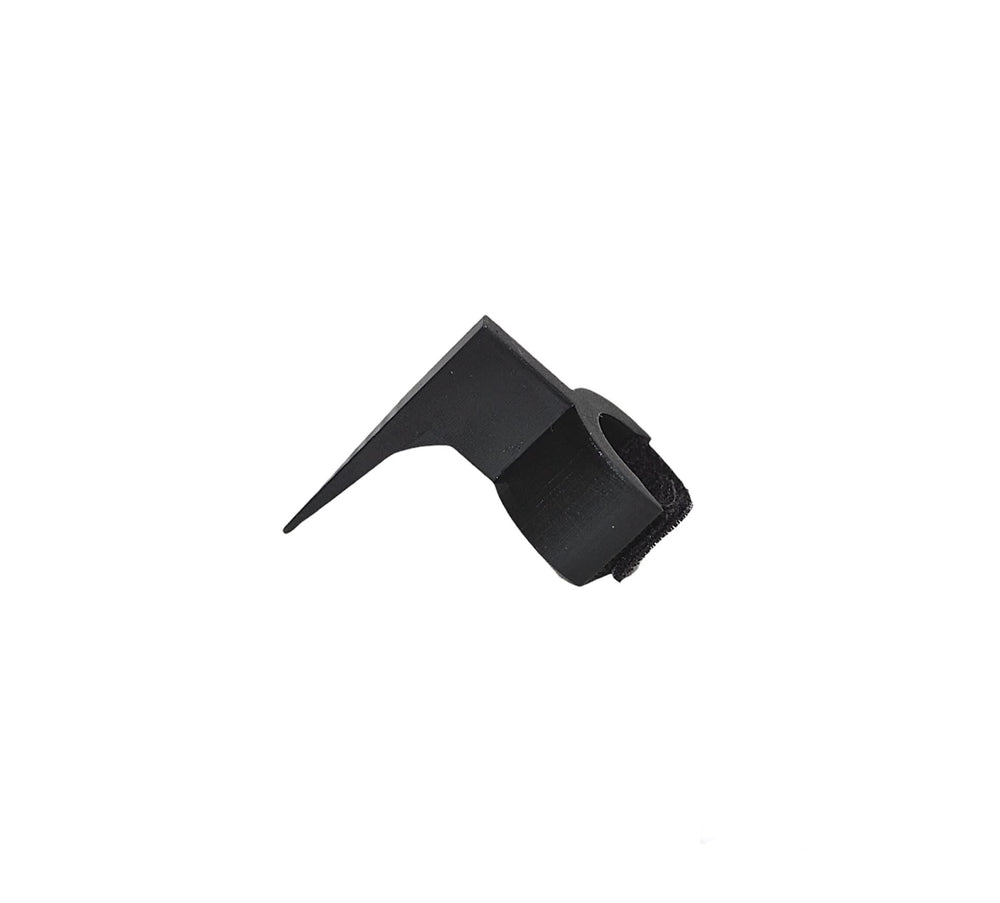 Royalty Headwear Braid Aid on finger for precise parts during braids.