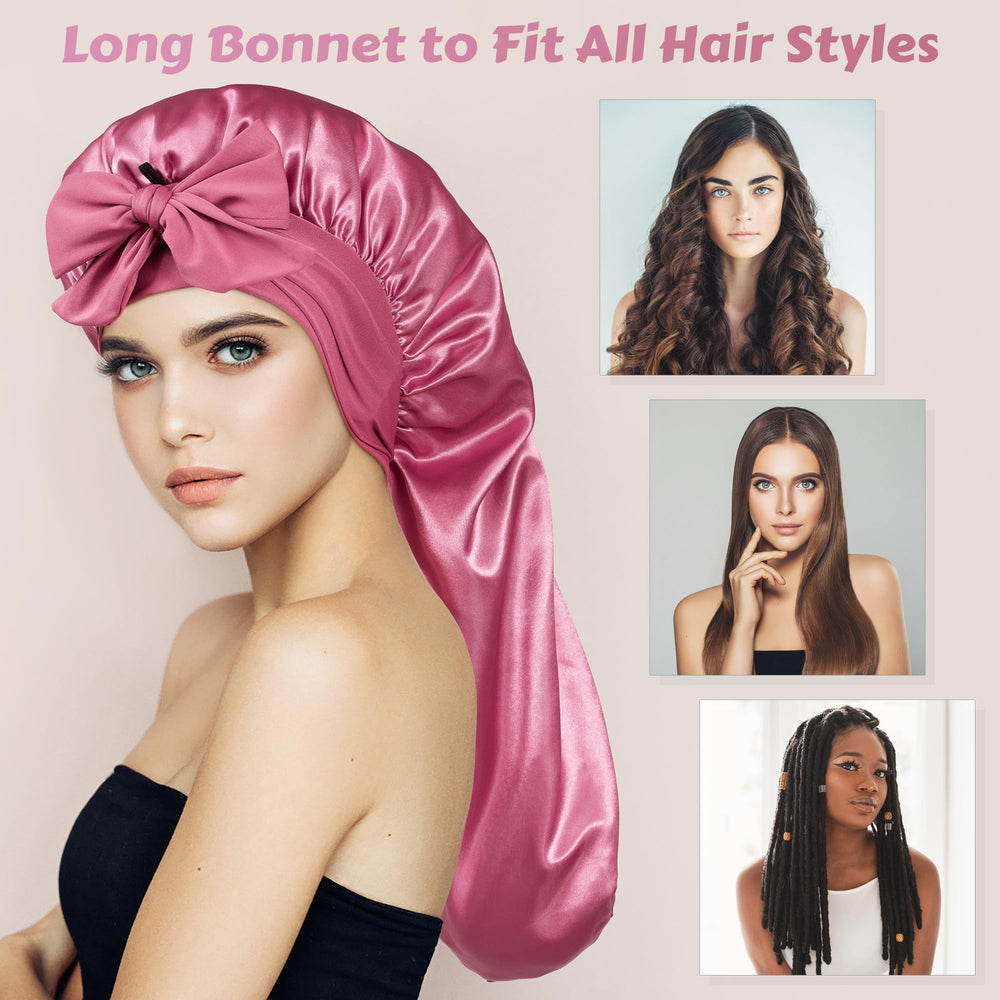 ROYBENS long bonnet silk texture closeup emphasizing softness