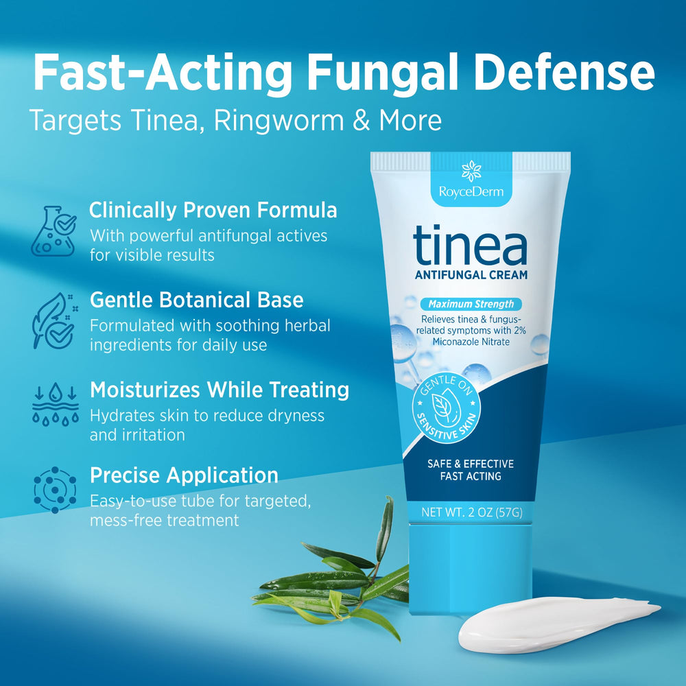 Roycederm-athletes-foot-treatment-cream-tube shows easy application for soothing daily foot discomfort.