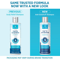 RoyceDerm Coal Tar Shampoo ingredients tea tree oil highlight soothing scalp comfort.