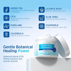 Roycederm fragrance-free hydration shot conveys soothing daily care.