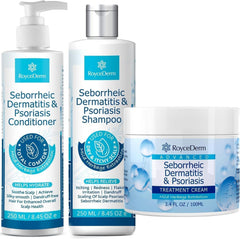 Roycederm seborrheic dermatitis cream tube for soothing scalp relief