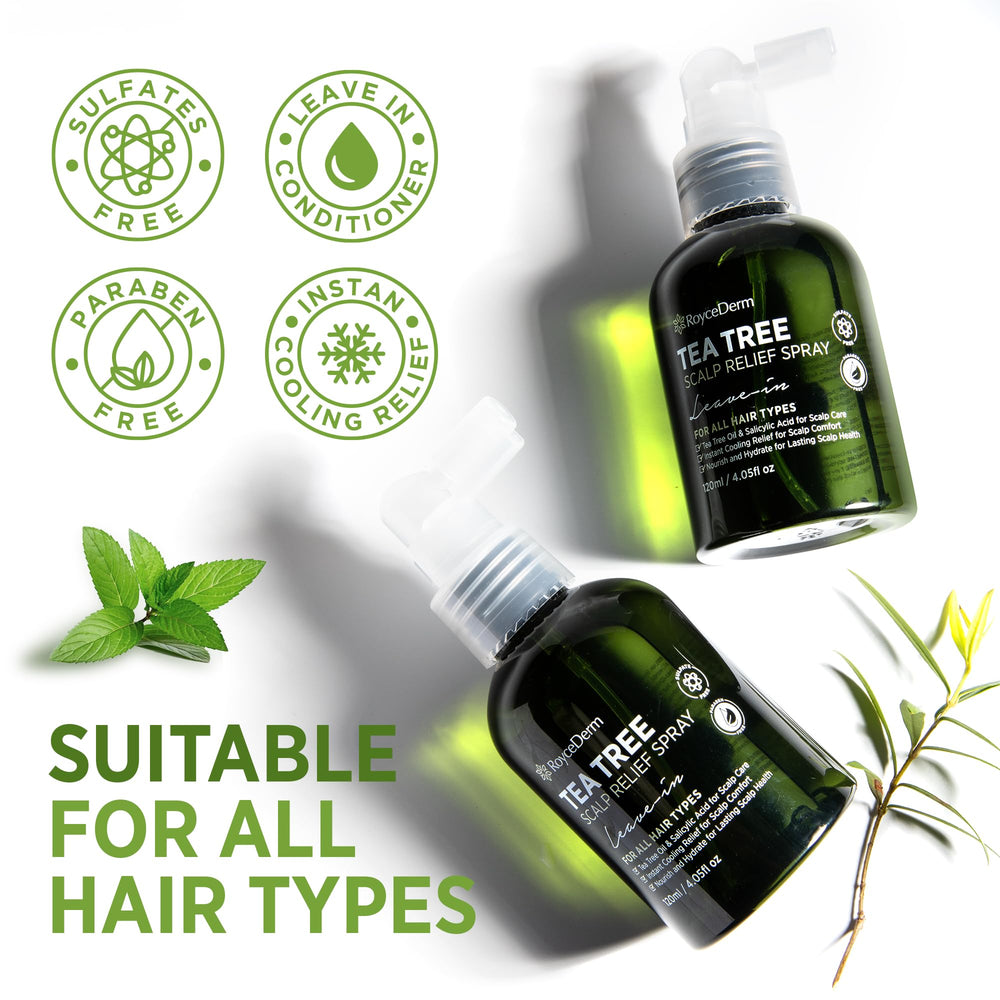 Roycederm scalp care duo for daily use by all genders with sensitive scalps.
