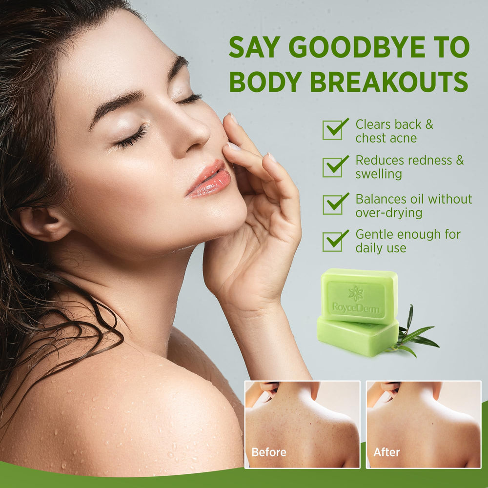 Roycederm Tea Tree Soap ingredients tea-tree-oil highlight cleansing and skin nourishment