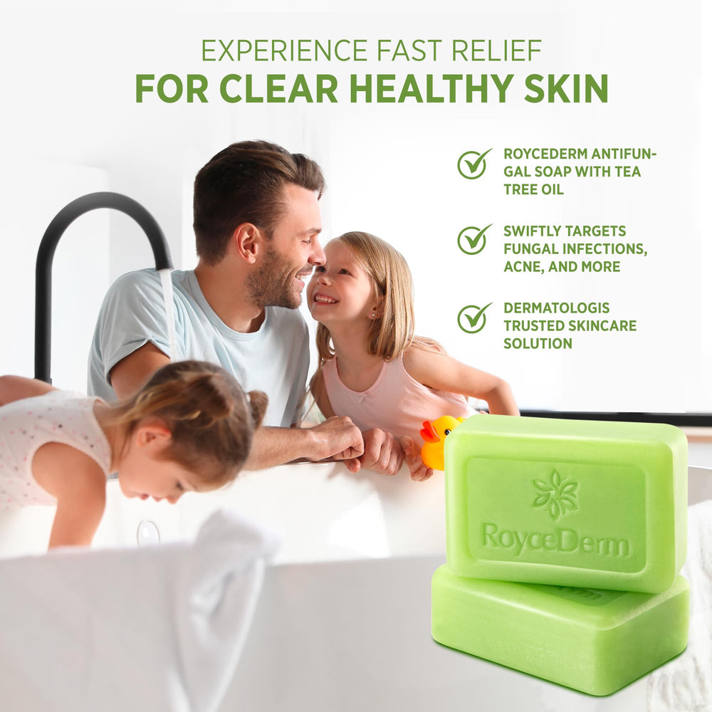 Roycederm tea tree soap pack-of-1 for convenient daily use