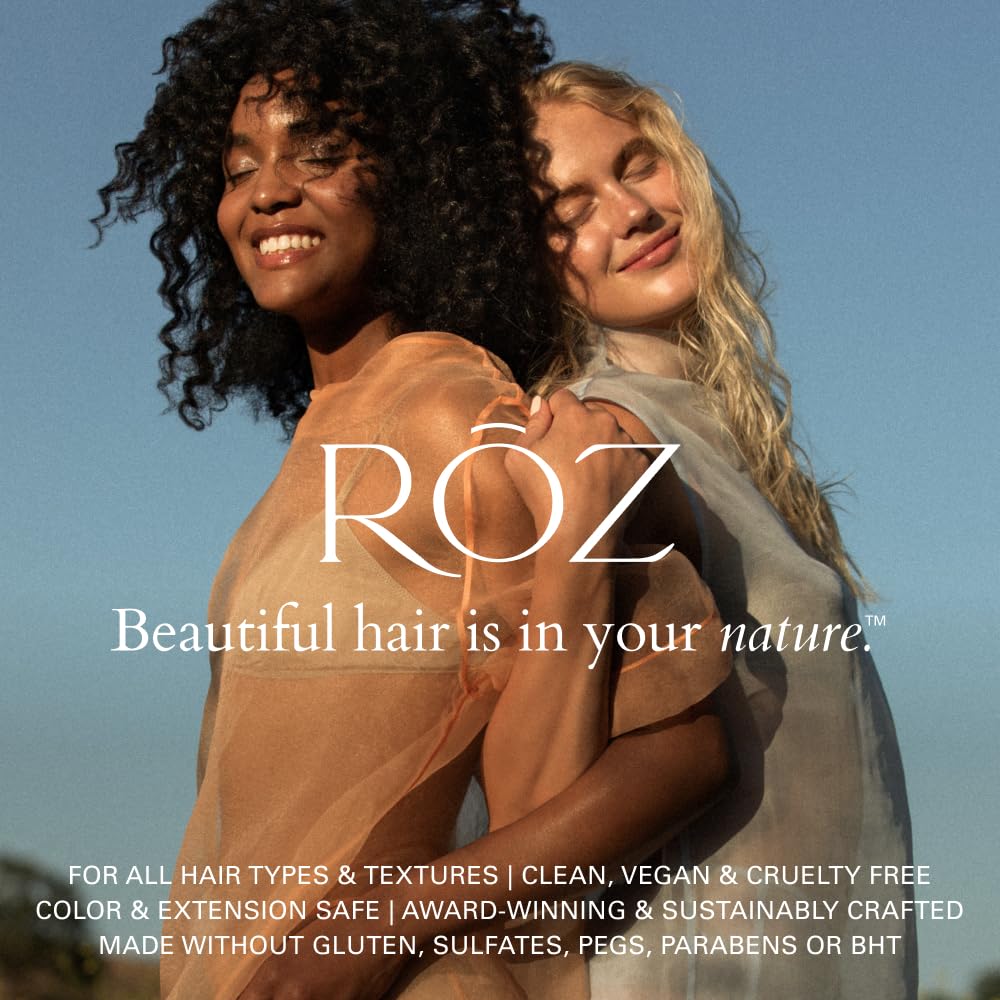 RŌZ Root Lift Spray packaging emphasizes eco-friendly, nitrogen-powered aerosol.
