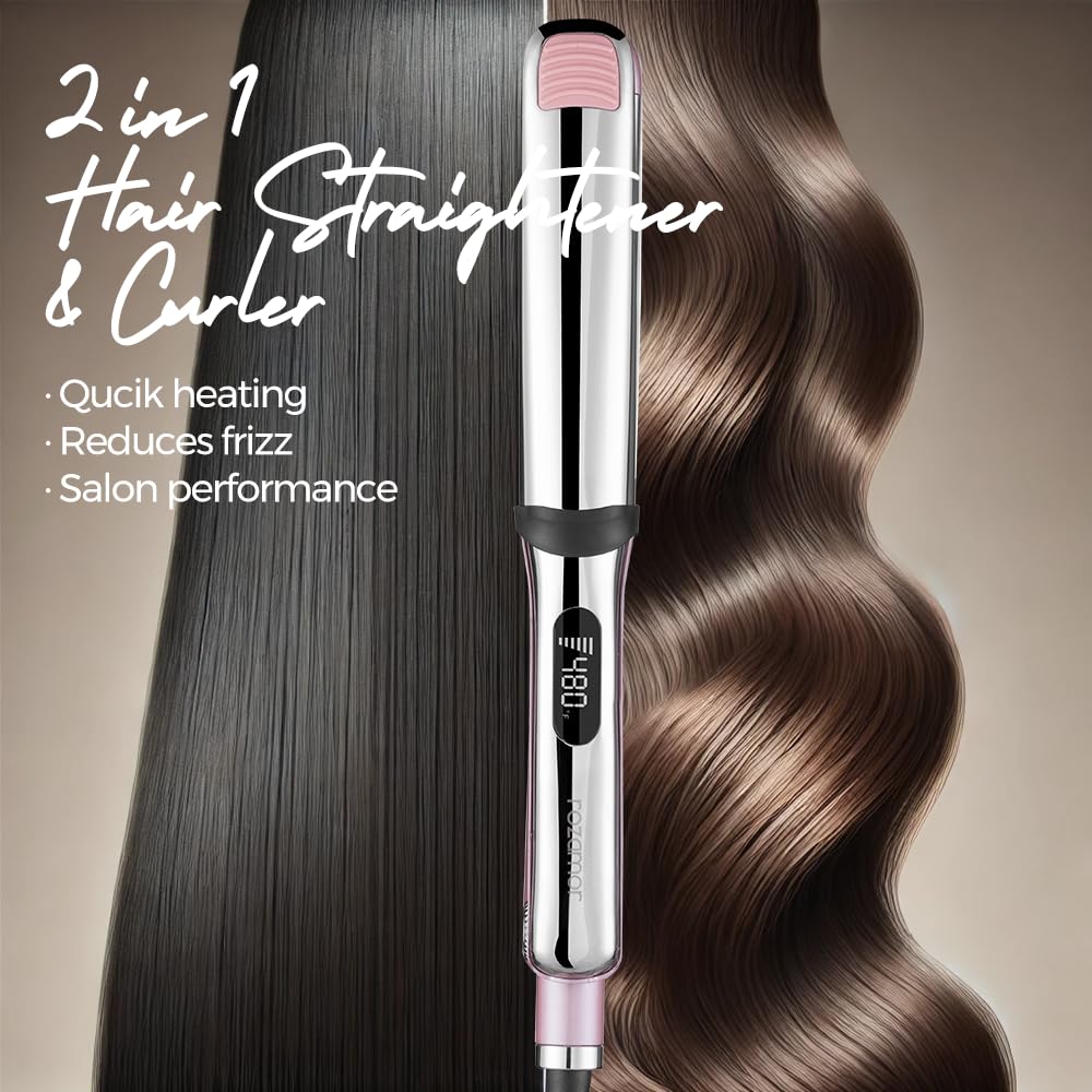 Rozamor heats up quickly to 480°F in 30 seconds for fast styling