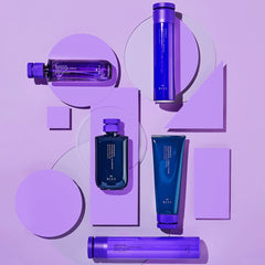 R+Co BLEU damp hair with volume via even distribution