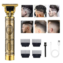 RQTYBUI Hair Clippers Kit closeup with ergonomic grip for precise trimming