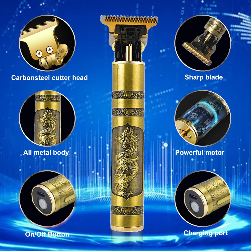 RQTYBUI travel-friendly cordless design highlights convenient on-the-go grooming.