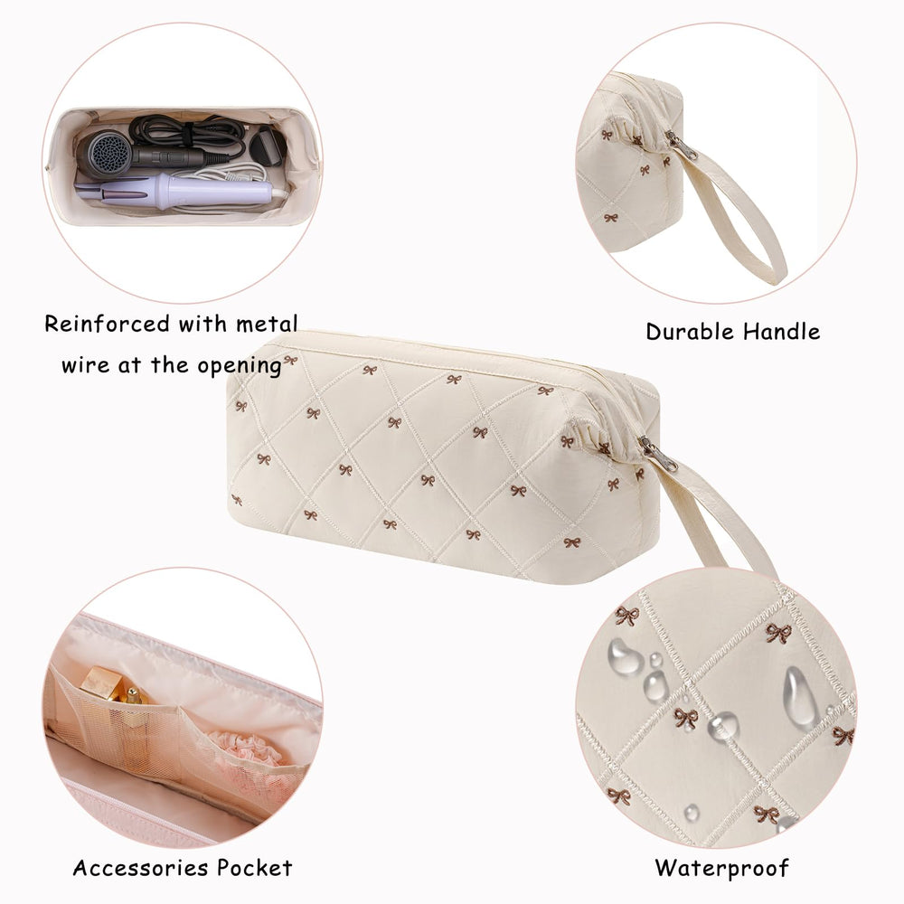 RSRSLEII quilted polyester exterior is waterproof and soft to the touch.