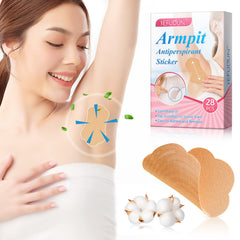 RTBYUE sweat pads adhesive strip close-up shows secure wear and easy removal