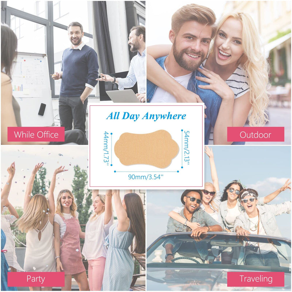 RTBYUE pads easy to peel away without sticky residue
