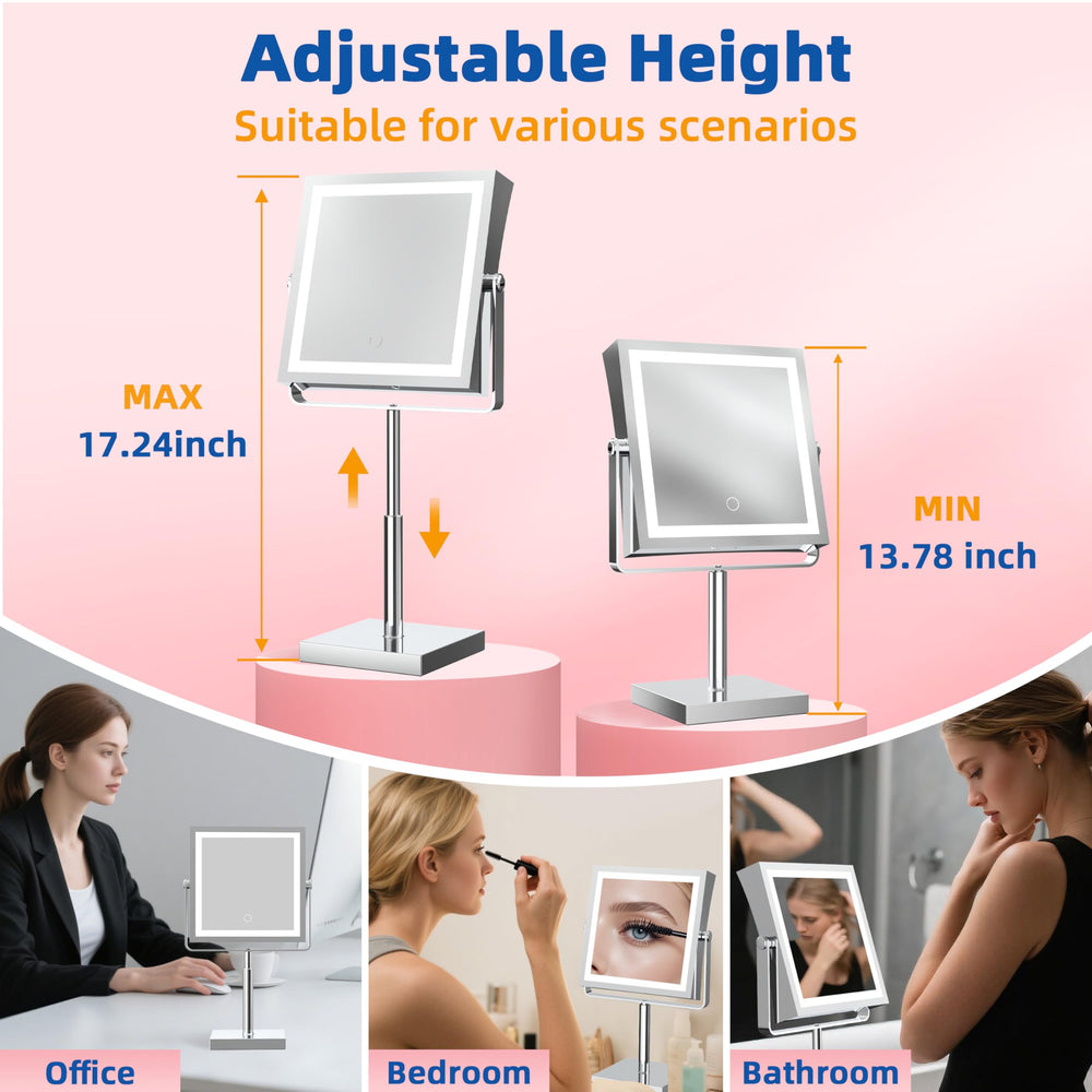 Ruacq 4000mAh battery provides cordless operation during makeup application.