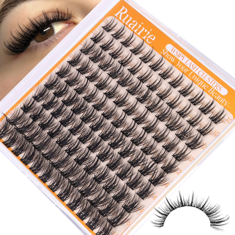 Ruairie lash clusters wispy manga pack for natural daily enhancement