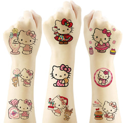 RUBANG Hello Kitty tattoo sheet ready for fun party decorating and kids' play