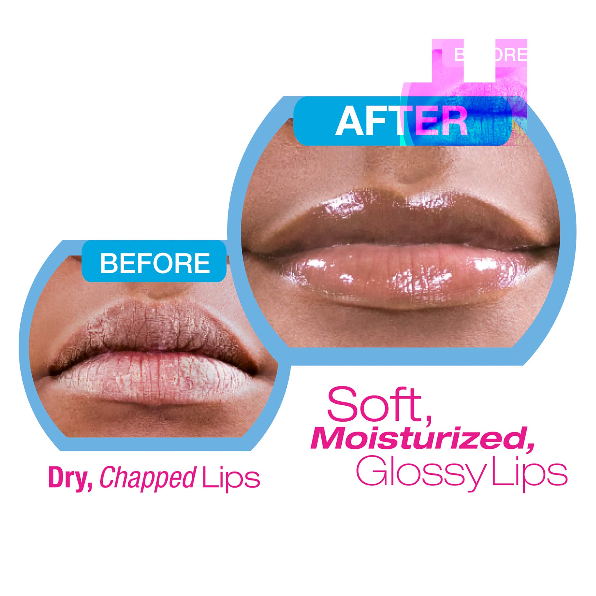 Ruby Kisses 2-pack packaging front view emphasizes affordable lip care duo