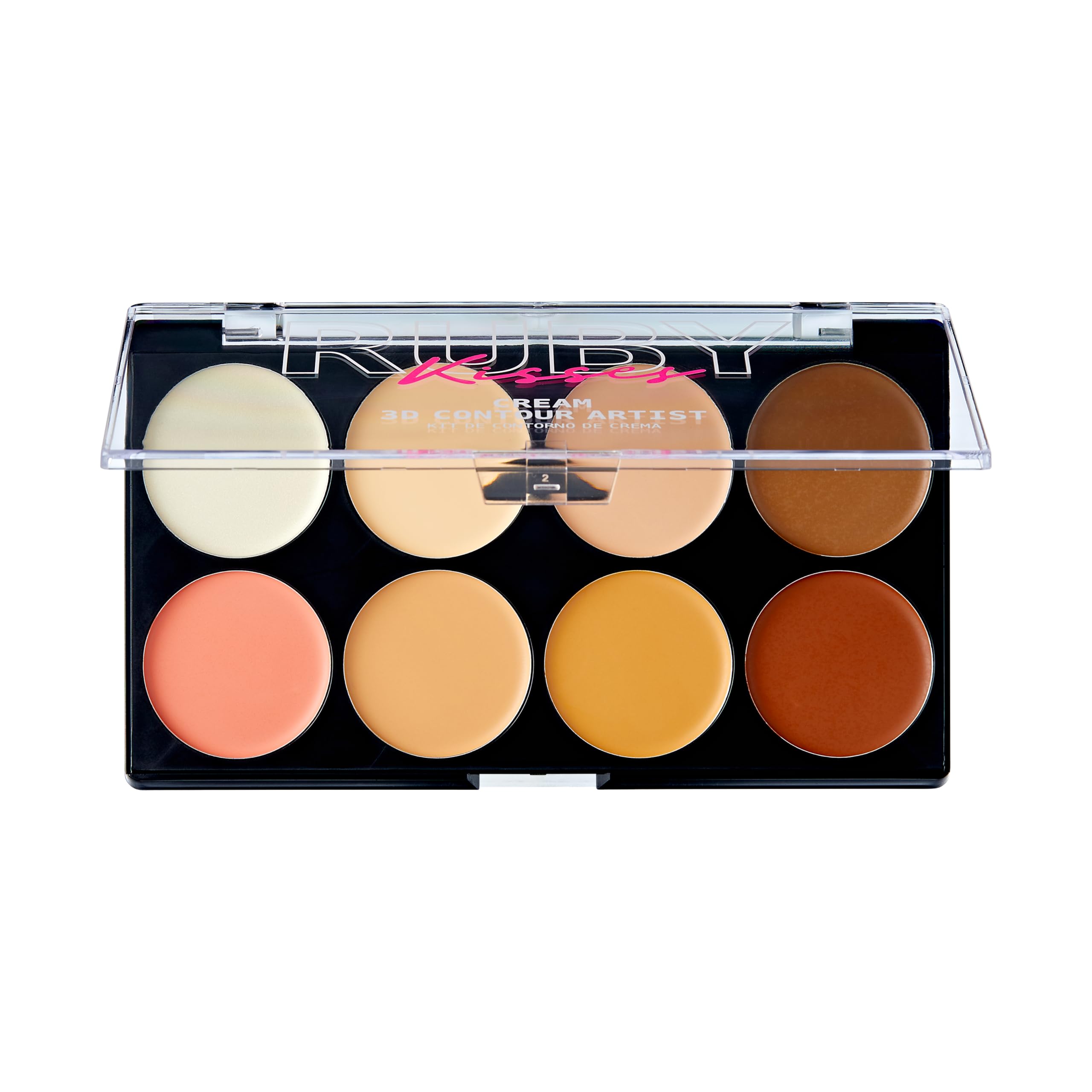 Ruby Kisses 3D Face Creator concealer close-up highlights flawless concealment